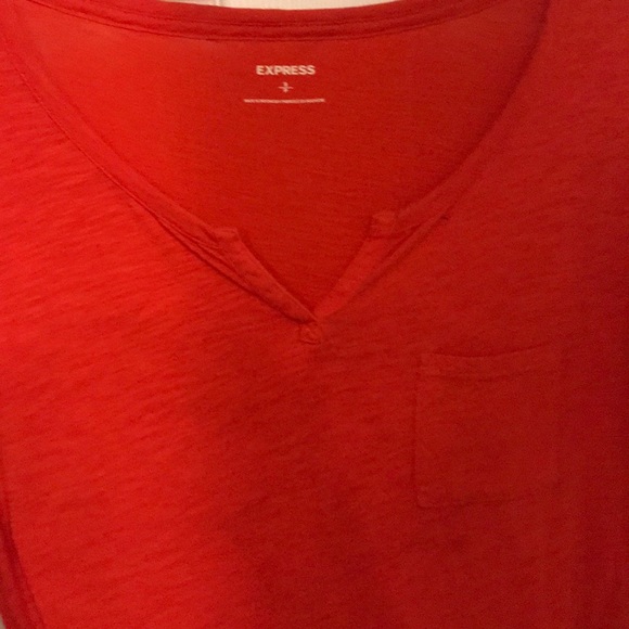 Casual 3/4th length coral top - Picture 2 of 4